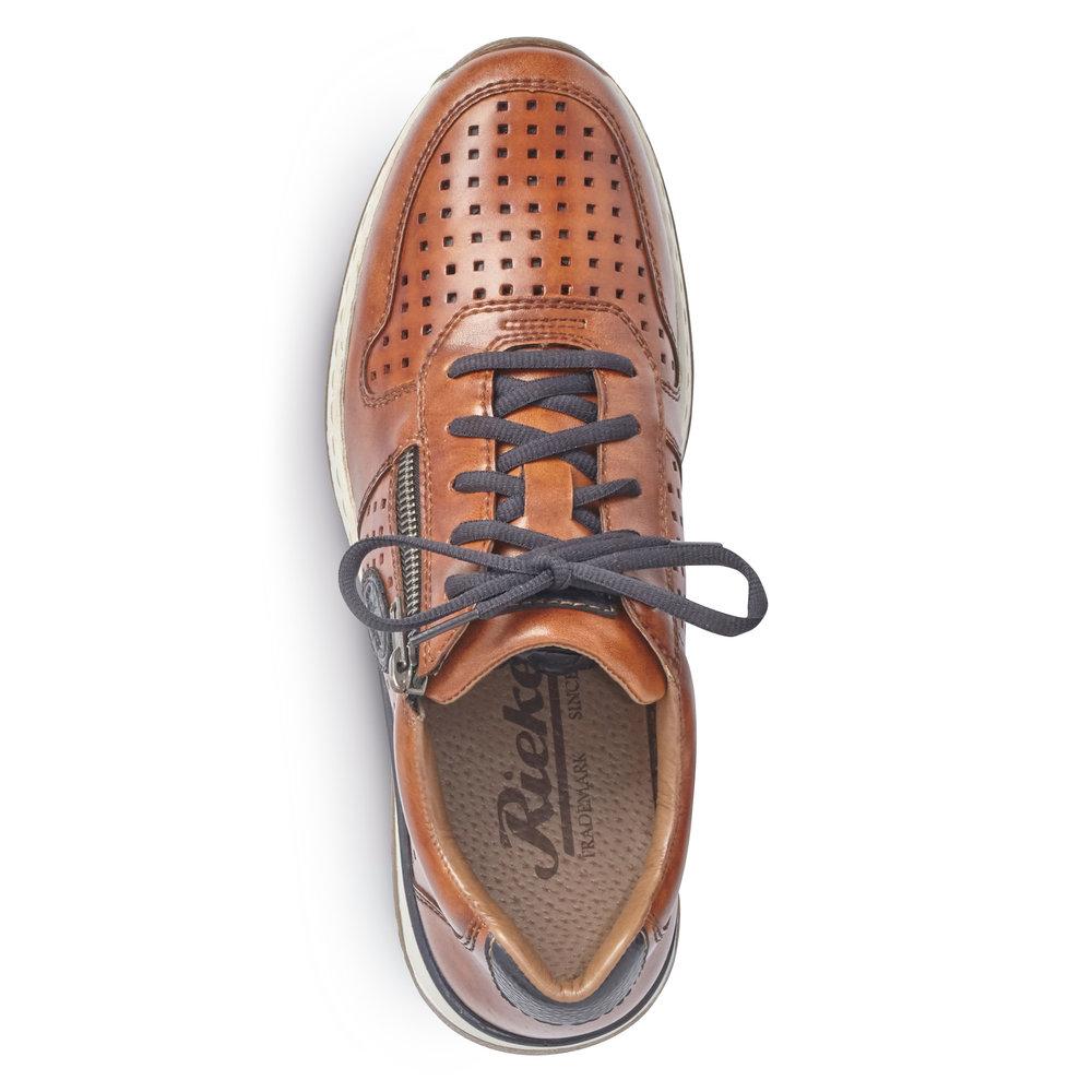 Rieker B5115-24 Men's Thilo Brown Lace Up Shoes - Beales department store
