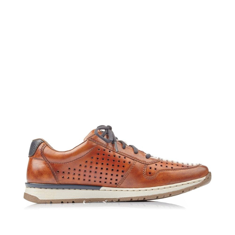 Rieker B5115-24 Men's Thilo Brown Lace Up Shoes - Beales department store
