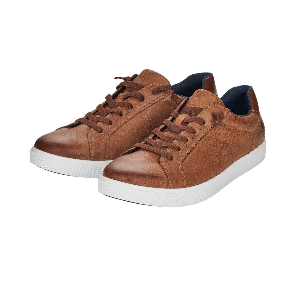 Rieker B7020-22 Men's Brown Lace Up Shoes - Beales department store
