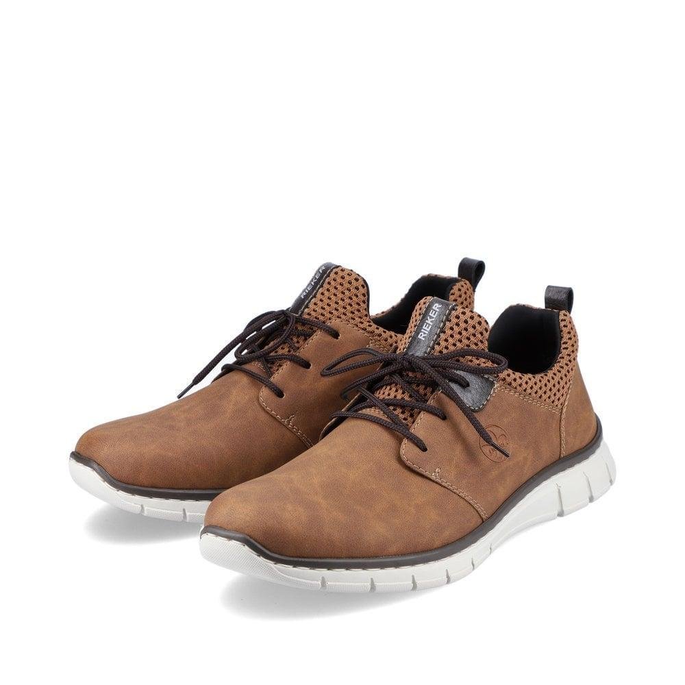 Rieker B77A6-24 Mens Shoes - Brown - Beales department store