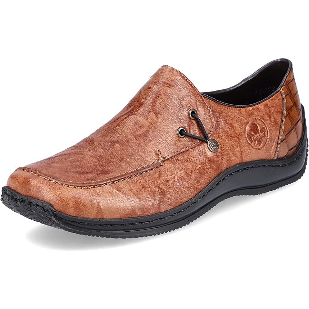 Rieker L1750-22 Celia Women's Shoes - Brown - Beales department store