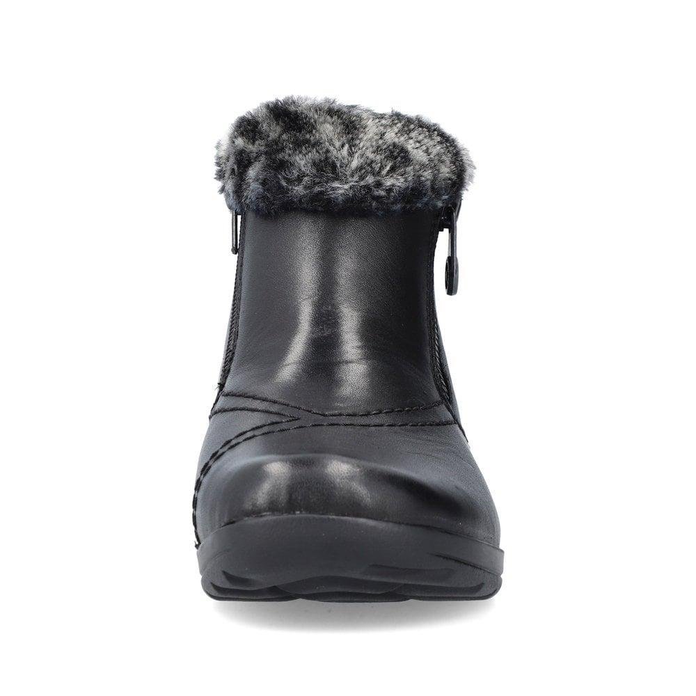 Rieker L1868-00 Birthe Womens Boots - Black - Beales department store
