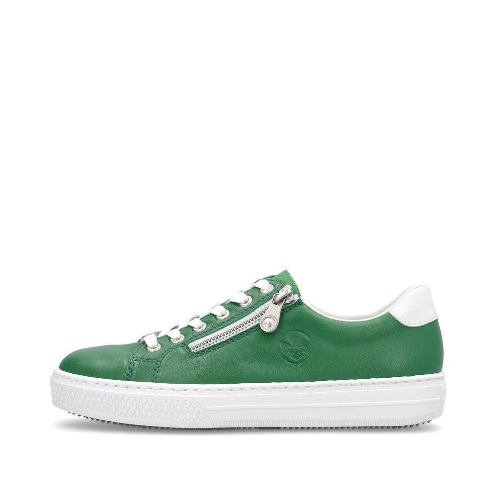 Rieker L59L1-52 Enya Womens Shoes - Green - Beales department store