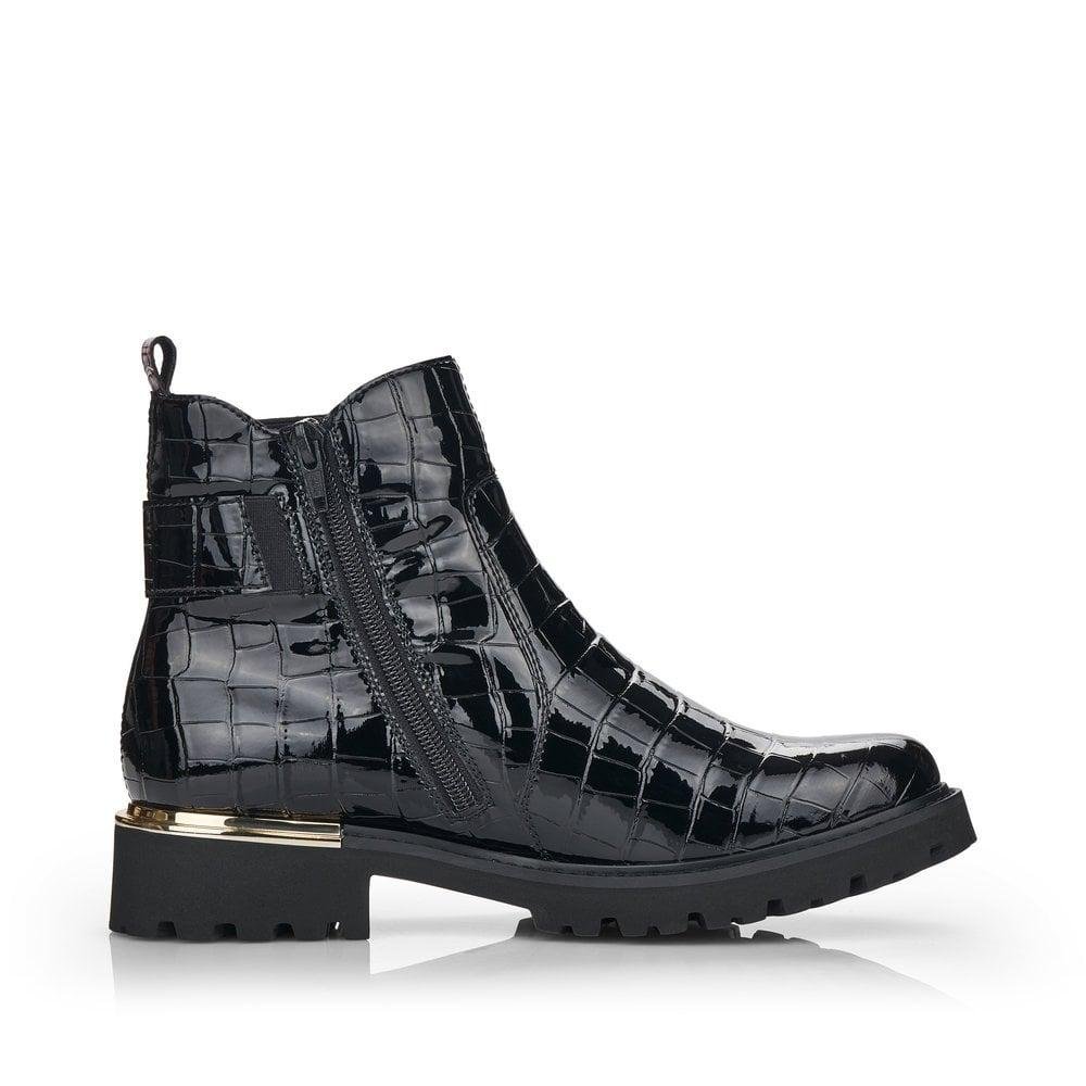 Rieker Marusha Ladies Boots Black - Beales department store
