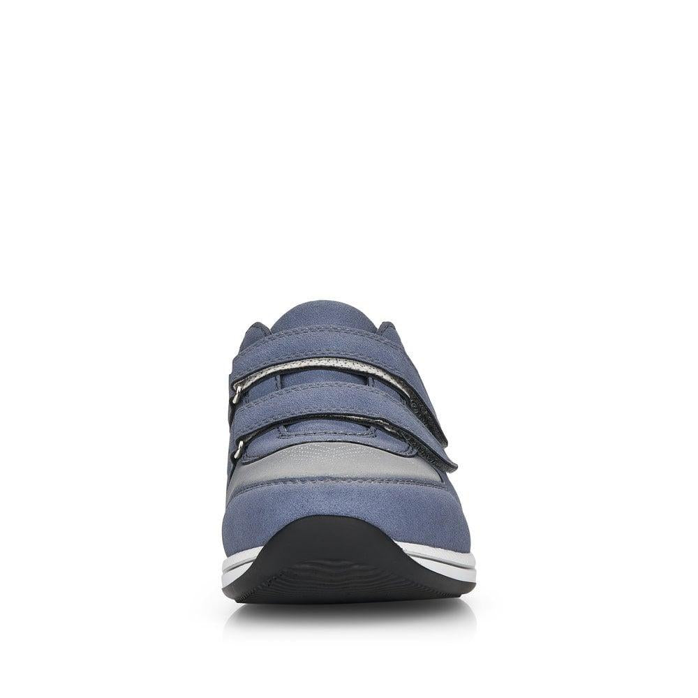Rieker N1168-14 Dena Womens Shoes - Blue - Beales department store