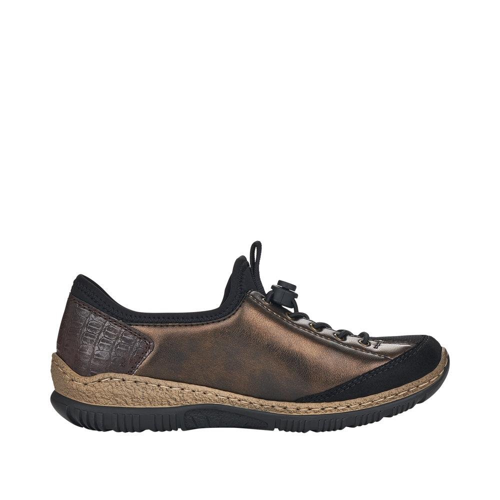 Rieker N3261-00 Nikita Womens shoes black combination - Beales department store