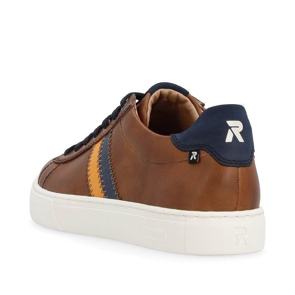 Rieker Nash Mens Shoes - Brown - Beales department store