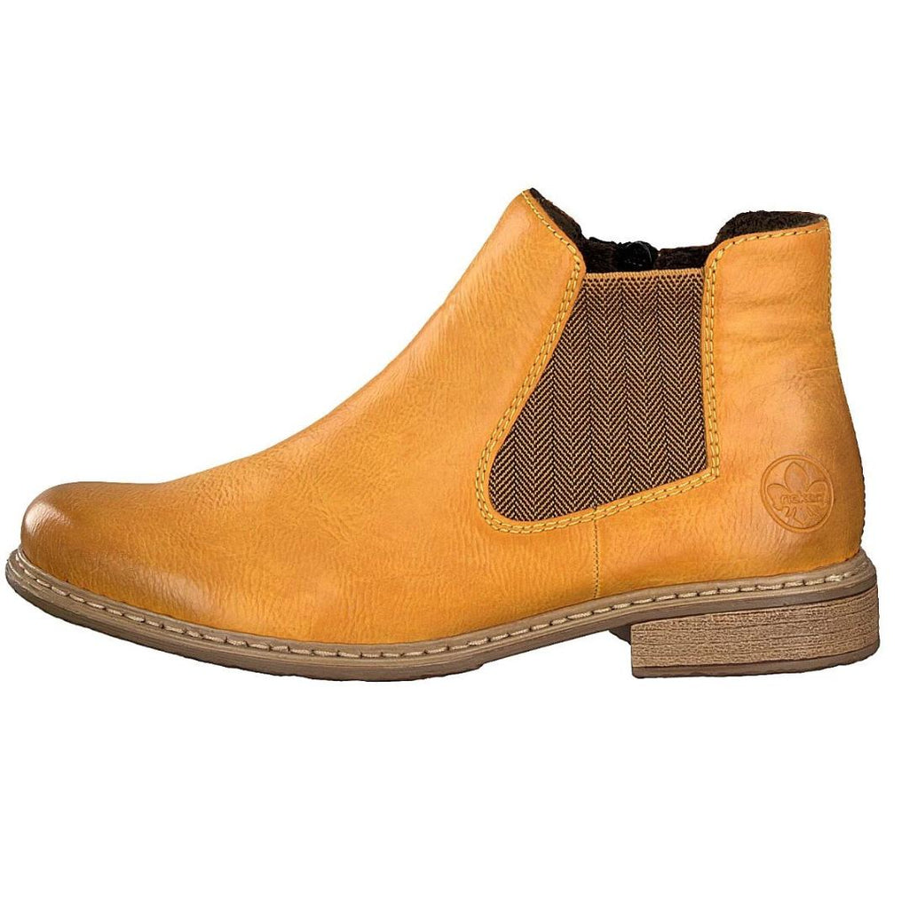 Rieker Philippa Womens Shoes Yellow - Beales department store