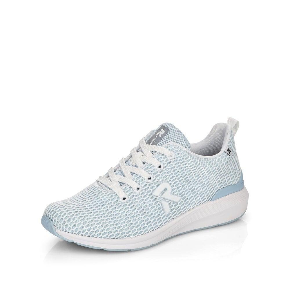 Rieker R-Evolution 40103-10 Ladies Trainers - White Combination - Beales department store