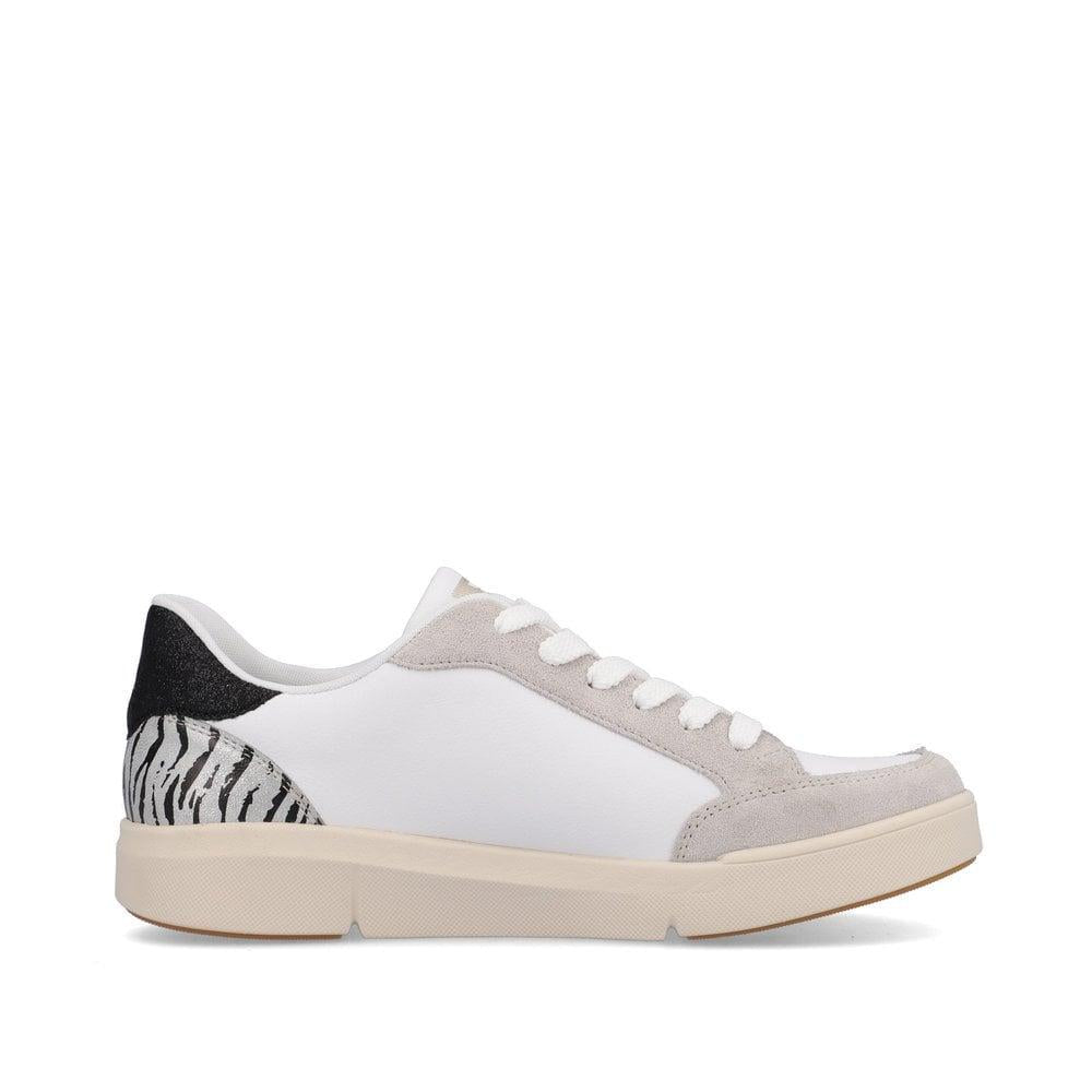 Rieker R-Evolution 41909-90 Adelia Womens Trainers - White - Beales department store