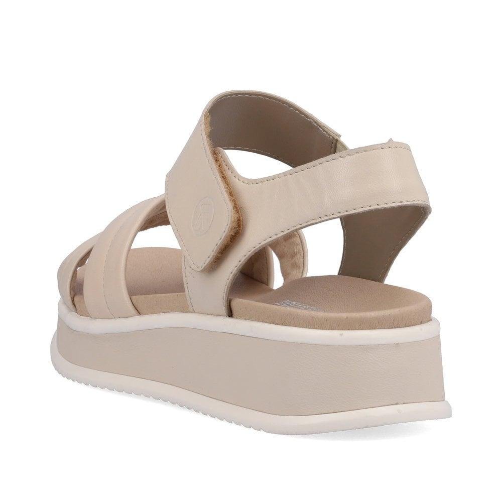 Rieker R-Evolution W0801-80 Meg Womens Sandals - Beige - Beales department store