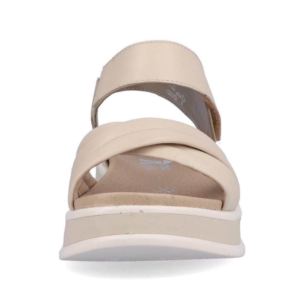 Rieker R-Evolution W0801-80 Meg Womens Sandals - Beige - Beales department store