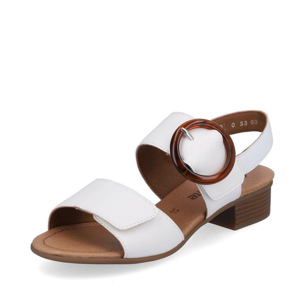 Rieker Remonte D0P53-00 Maryann Womens Sandals - Wite - Beales department store