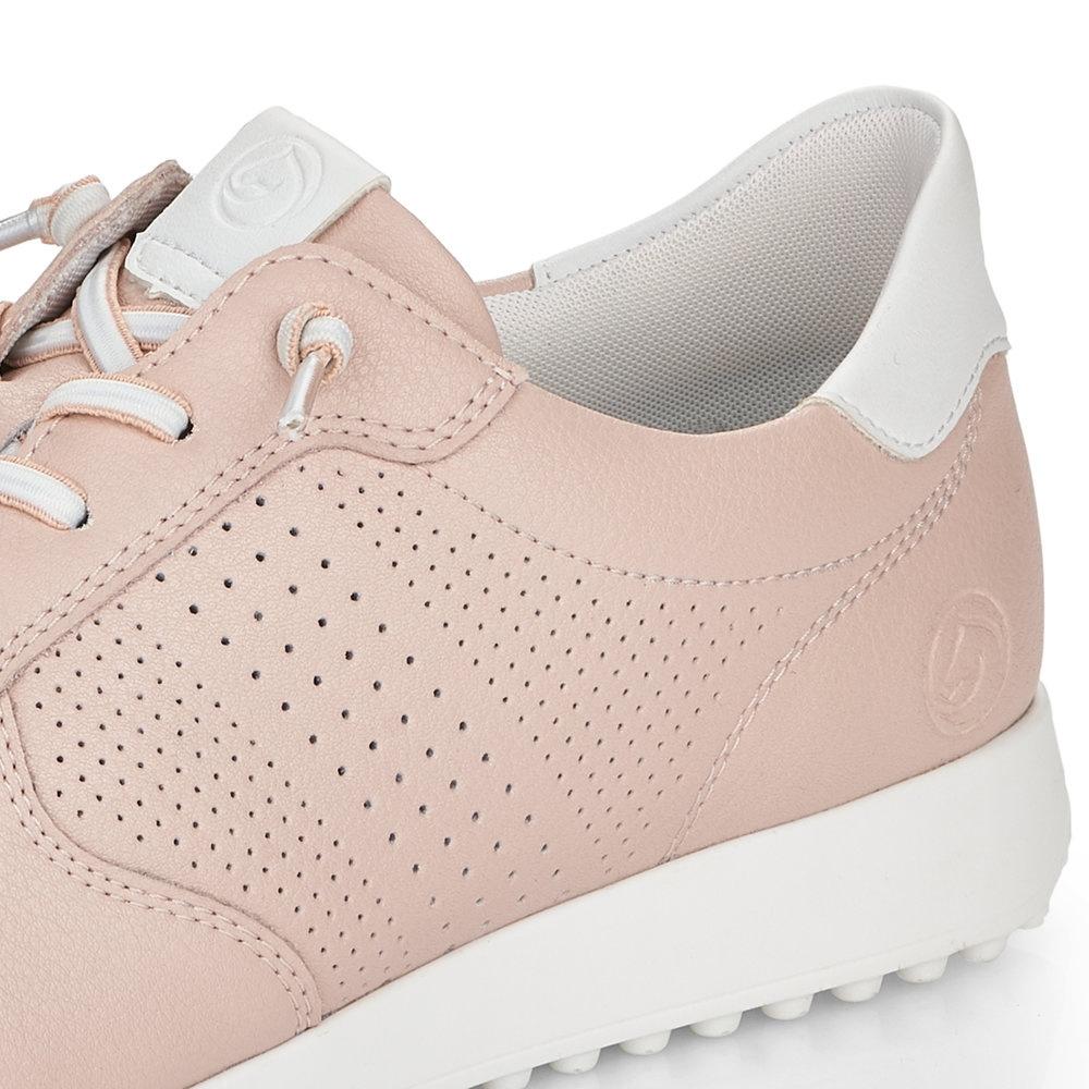 Rieker Remonte D3100-31 Elmira Womens Lace Up Shoes - Rose - Beales department store