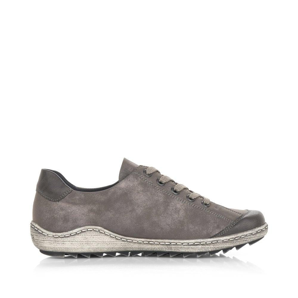 Rieker Remonte R1402-44 Liv Womens Casual Shoes - Grey - Beales department store