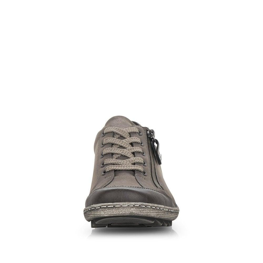 Rieker Remonte R1402-44 Liv Womens Casual Shoes - Grey - Beales department store