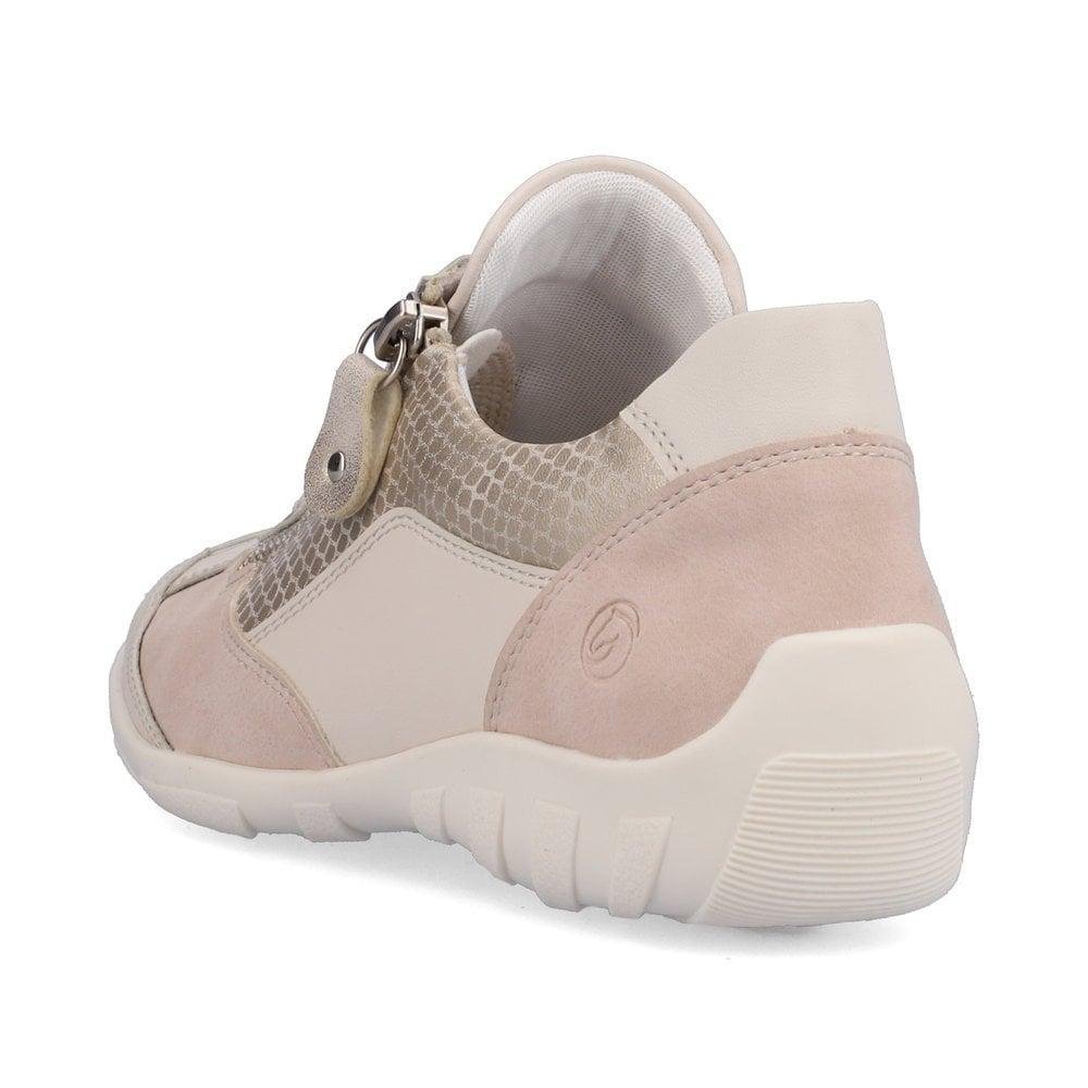 Rieker Remonte R3410-60 Liv Womens Casual Shoes - Beige - Beales department store