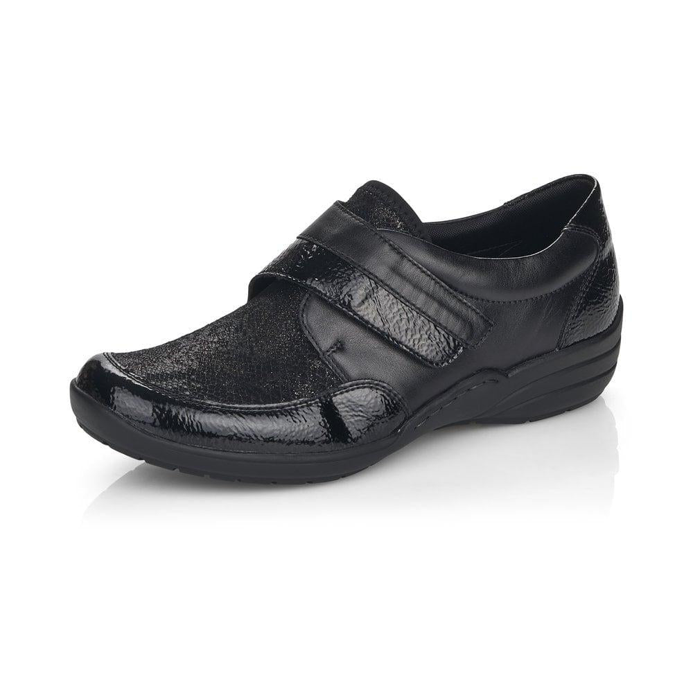 Rieker Remonte R7600-02 Women Shoes - Black - 7.5 - Beales department store