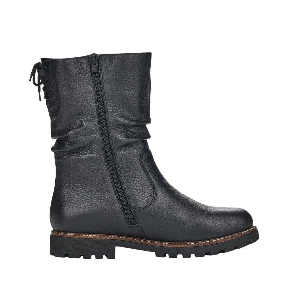 Rieker Samira Ladies Boots Black - Beales department store