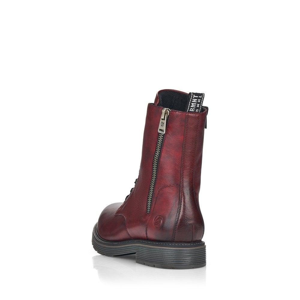 Rieker Shirley Ladies Boots Red - Beales department store