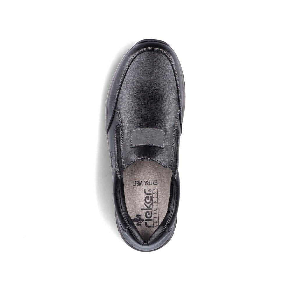 Rieker Tibor Mens Shoes Black - Beales department store