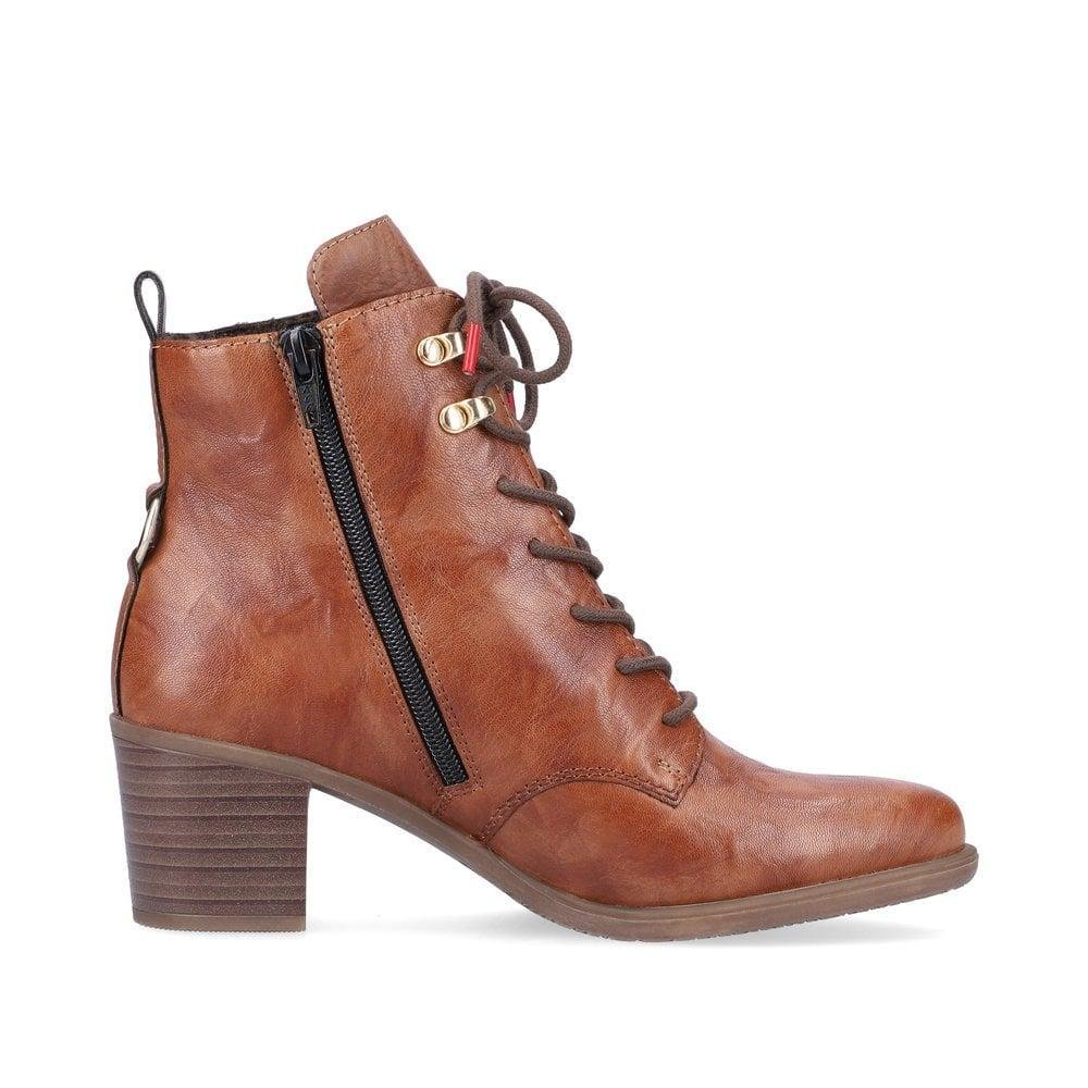 Rieker Y2000-22 Ines Womens Boots - Brown - Beales department store