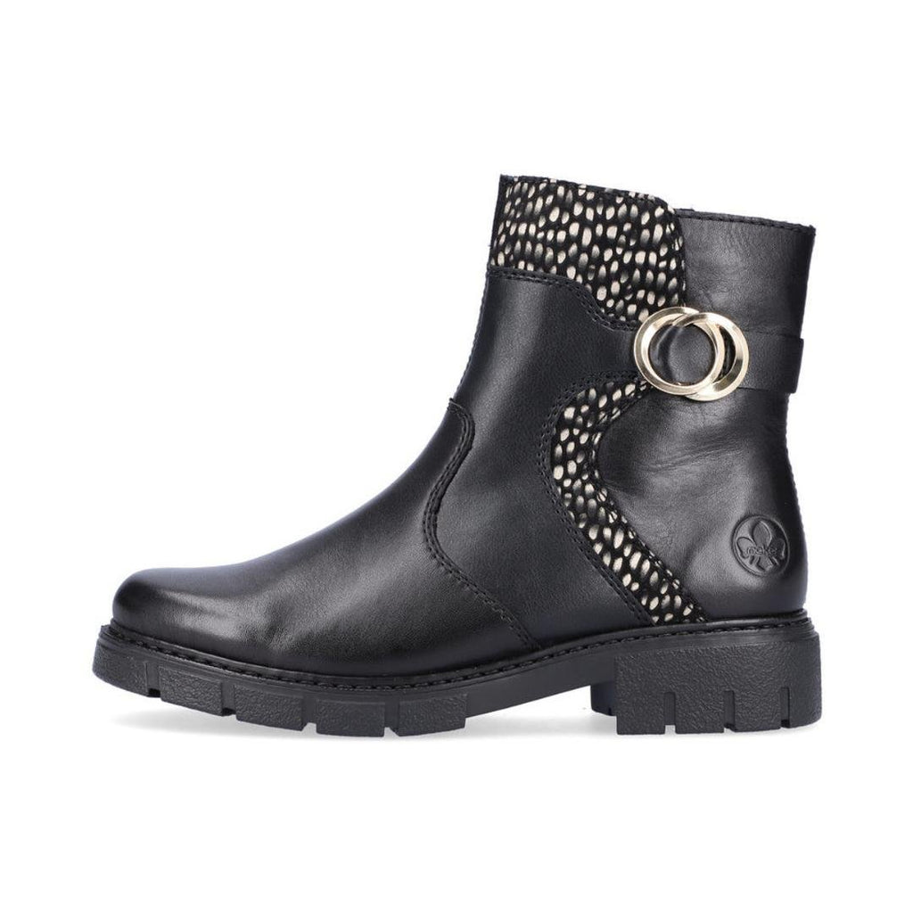 Rieker Z3586-00 Philippa Womens Ankle Boots - Black - Beales department store