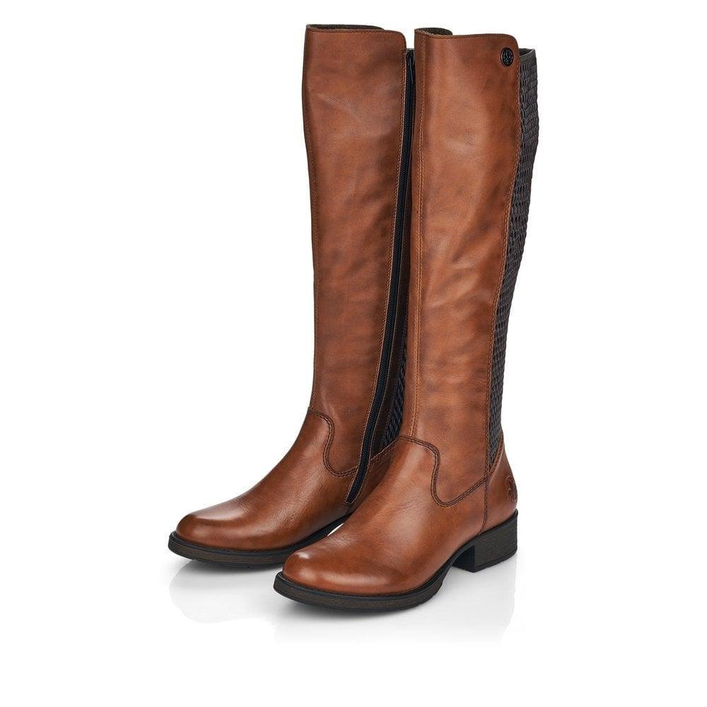Rieker Z9591-22 Faith Womens Boots - Brown - Beales department store