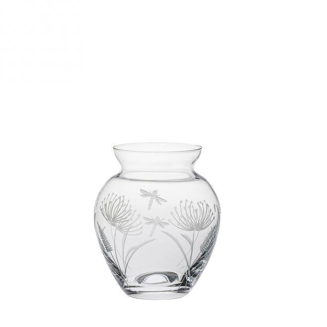 Royal Scot Crystal Dragonfly Small Posy Vase - Beales department store