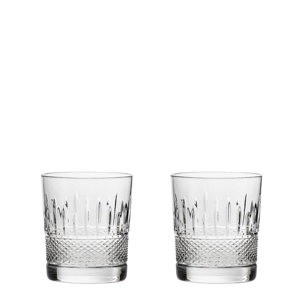 Royal Scot Crystal Eternity - 2 Crystal Large Tumblers - 95mm - Beales department store