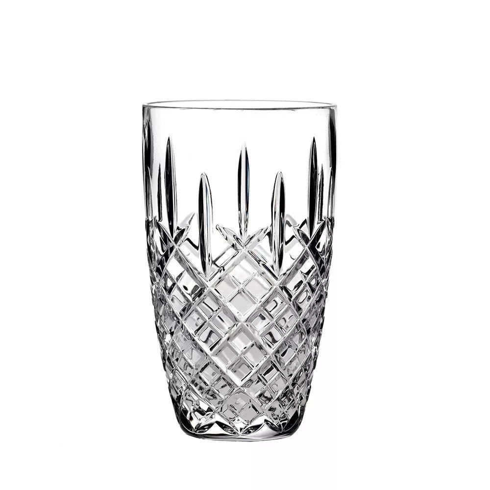 Royal Scot Crystal London Small Barrel Vase - Beales department store