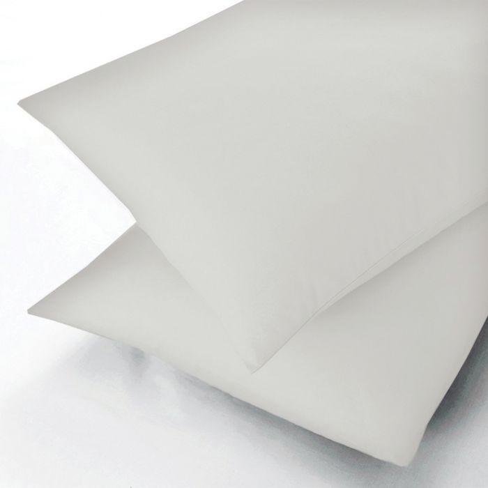 Sanderson Egypt Cotton 600Tc Pillow Case Housewife - Silver - Beales department store