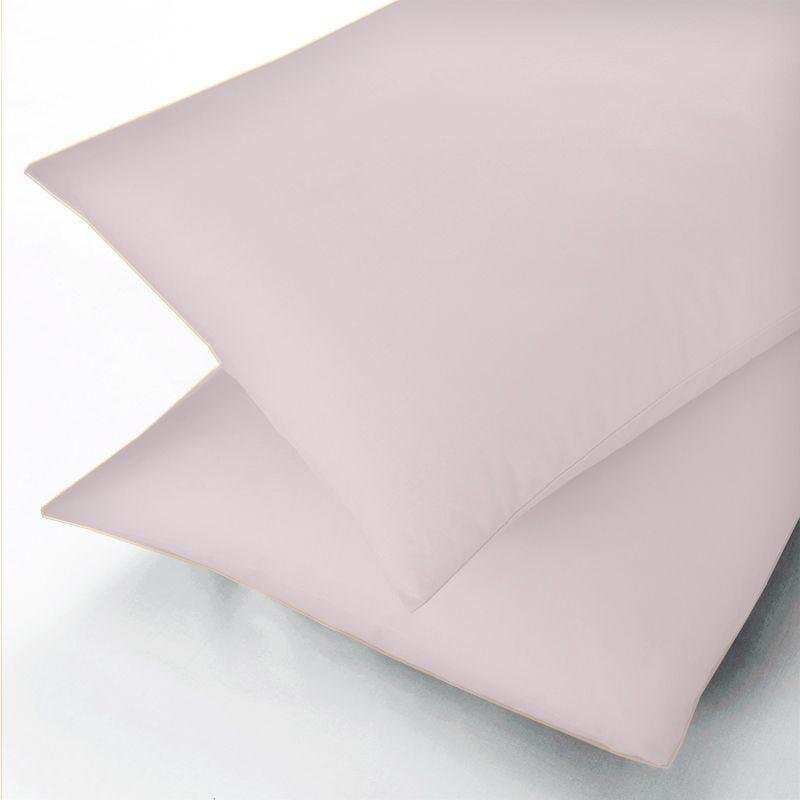 Sanderson Egyptian Cotton 600TC Housewife Pillowcase in Pink - Beales department store