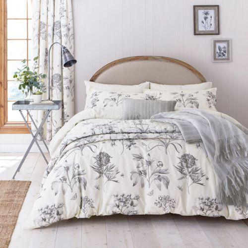 Sanderson Options Etchings & Roses Duvet Cover Set - Ivory - Beales department store