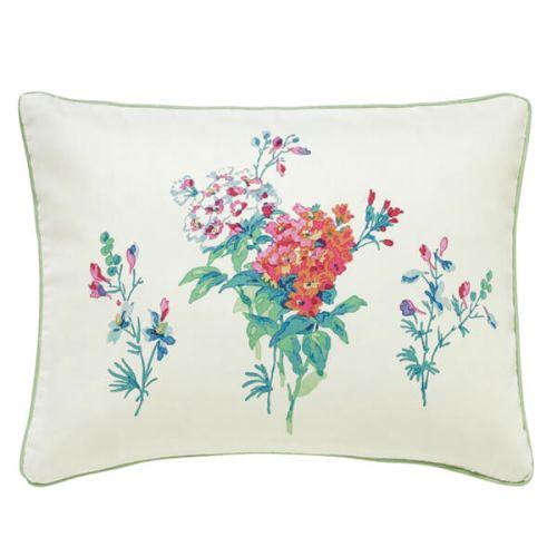 Sanderson Options Sweet Williams 30x40cm Cushion - Peacock - Beales department store
