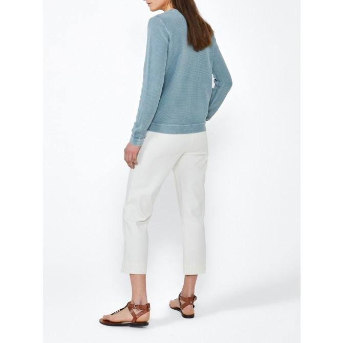 Sandwich Casual Fine Sweater - Blue Shadow - Beales department store