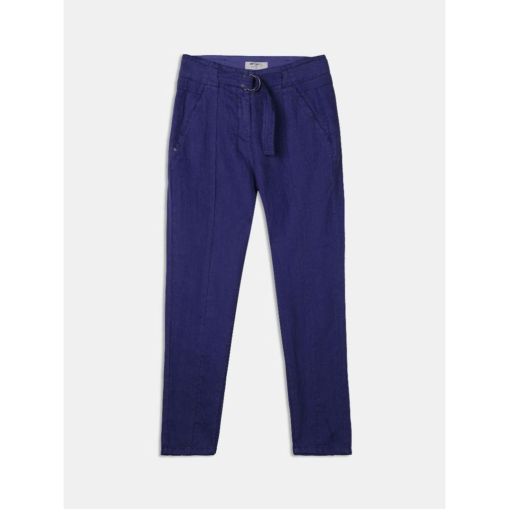 Sandwich Casual Long Trousers - Navy - Beales department store