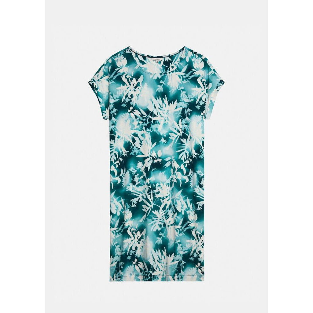Sandwich Dress With Graphic Flower Print - Kayaking - Beales department store