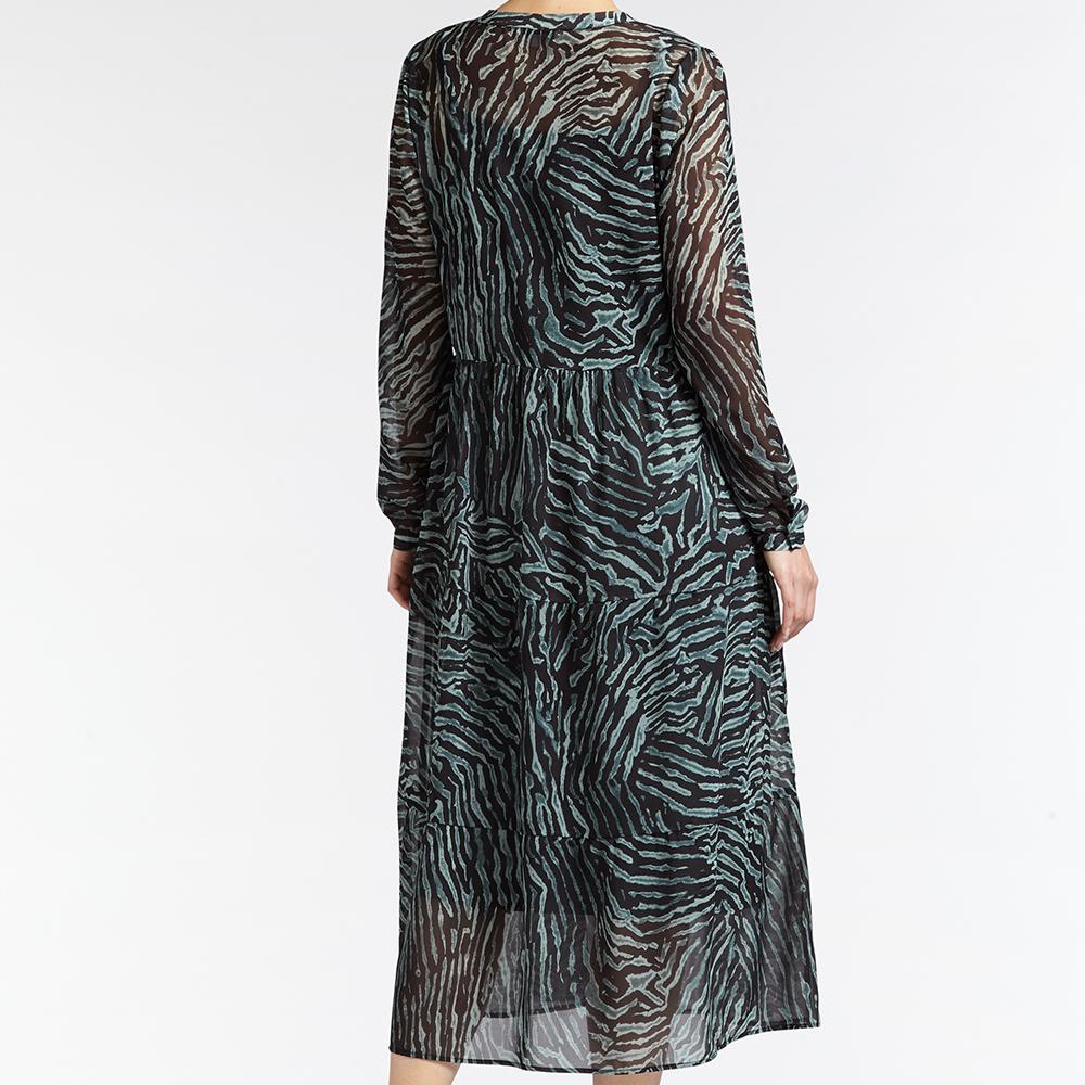 Sandwich Elegant Print Maxi Dress - Washed Jade - Beales department store