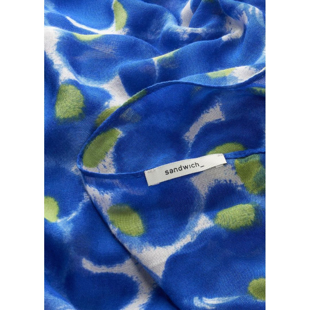 Sandwich Print Scarf - Surf The Web - Beales department store