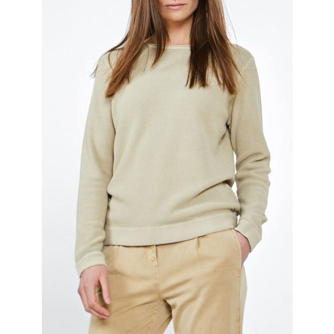 Sandwich Pullover Long Sleeves - Warm Sand - Beales department store