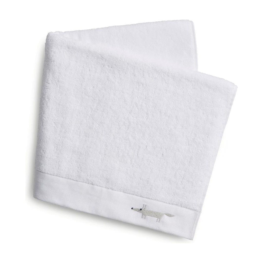 Scion Mr Fox Embroidered Towel - White - Beales department store