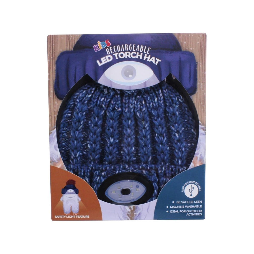 Something Special Gifts Kids LED Torch Hat - Dark Teal - Beales department store