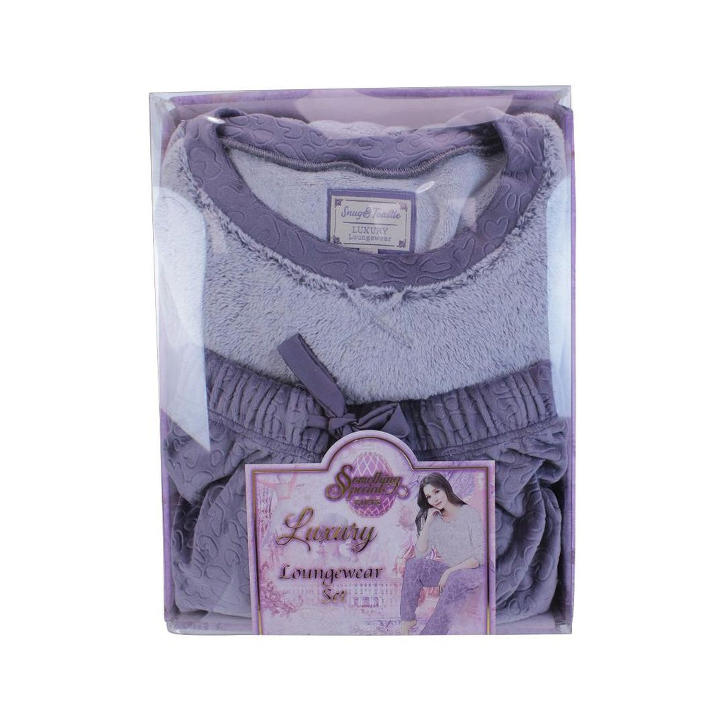 Something Special Gifts Ladies Loungewear Set - Mauve - Beales department store
