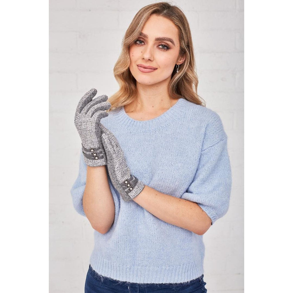 Something Special Gifts Luxury Wool Gloves - Grey - Beales department store