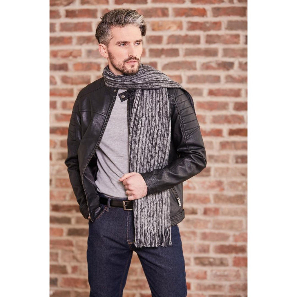 Something Special Gifts Mens Luxury Scarf - Grey - Beales department store