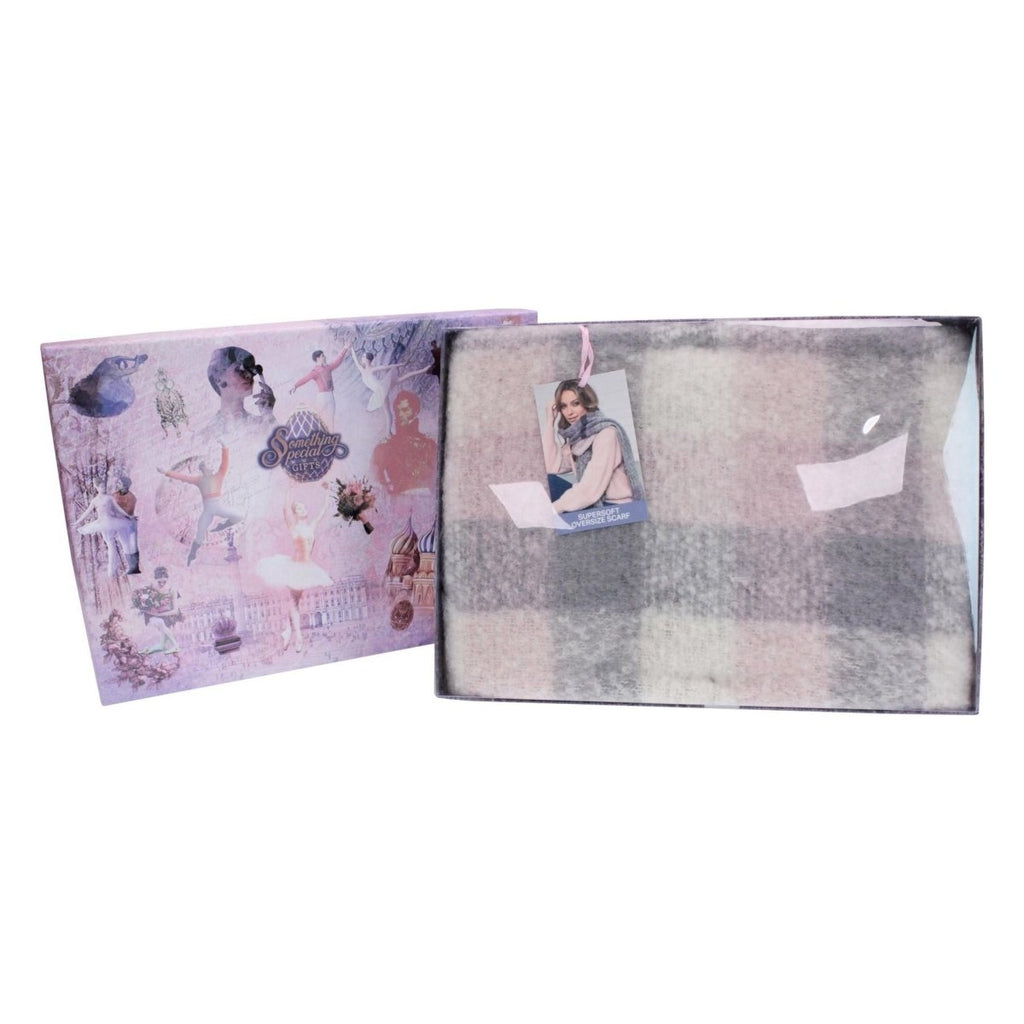 Something Special Gifts Supersoft Oversize Scarf - Dusty Pink - Beales department store