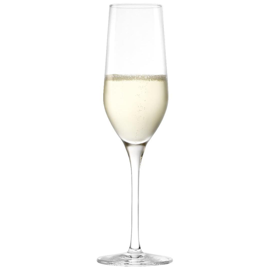 Stölzle Lausitz Ultra Champagne Flute Glass 185ml - Set of 6 - Beales department store