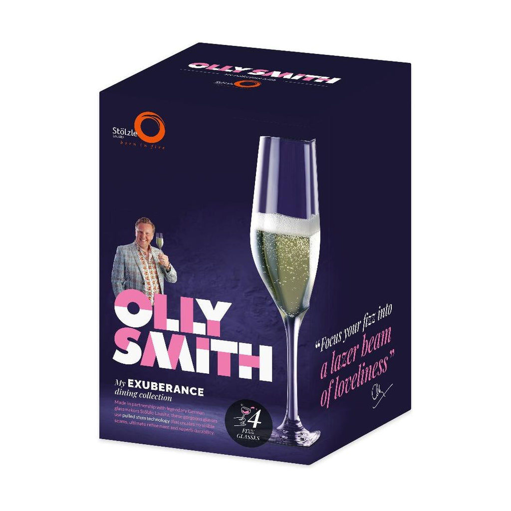 Stolzle Olly Smith Exuberance Set of 4 Fizz Glasses - Beales department store