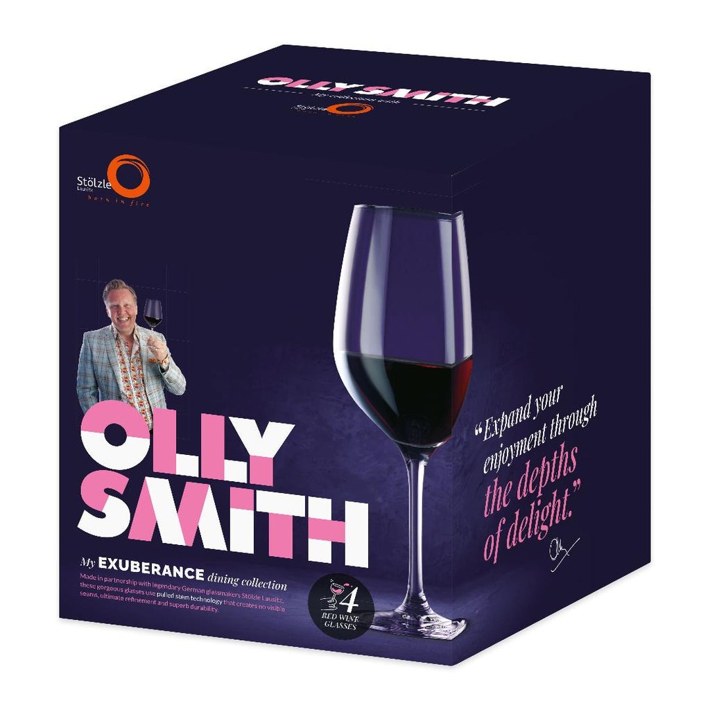 Stolzle Olly Smith Exuberance Set of 4 Red Wine Glasses - Beales department store